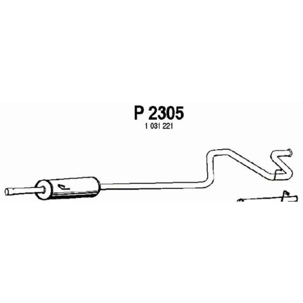 Mittljuddämpare 14-2724