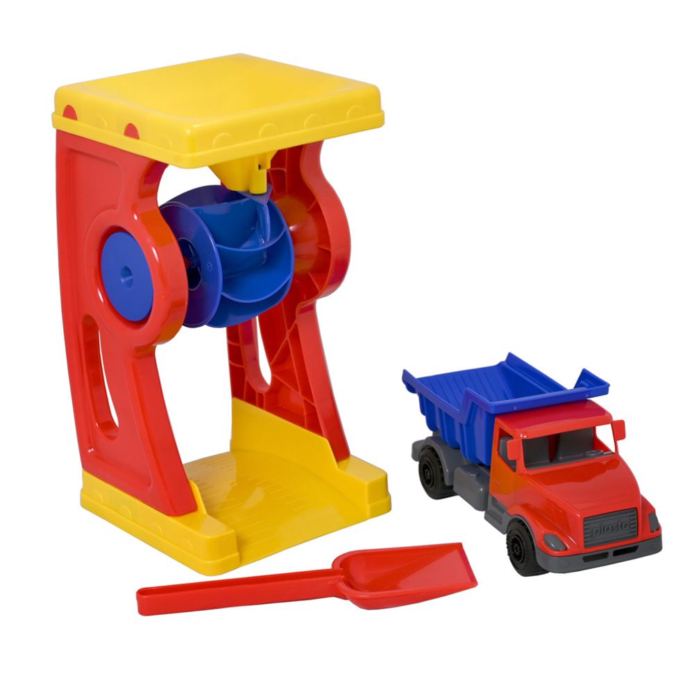 Plasto sand- och vattenhjulsset