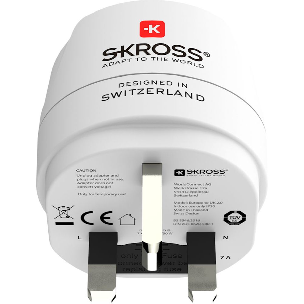 Skross matka-adapteri Eurooppa -> UK