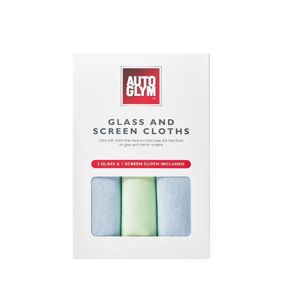 Autoglym Glass & Screen Cloths lasien- ja näytönpuhdistusliinat 3 kpl