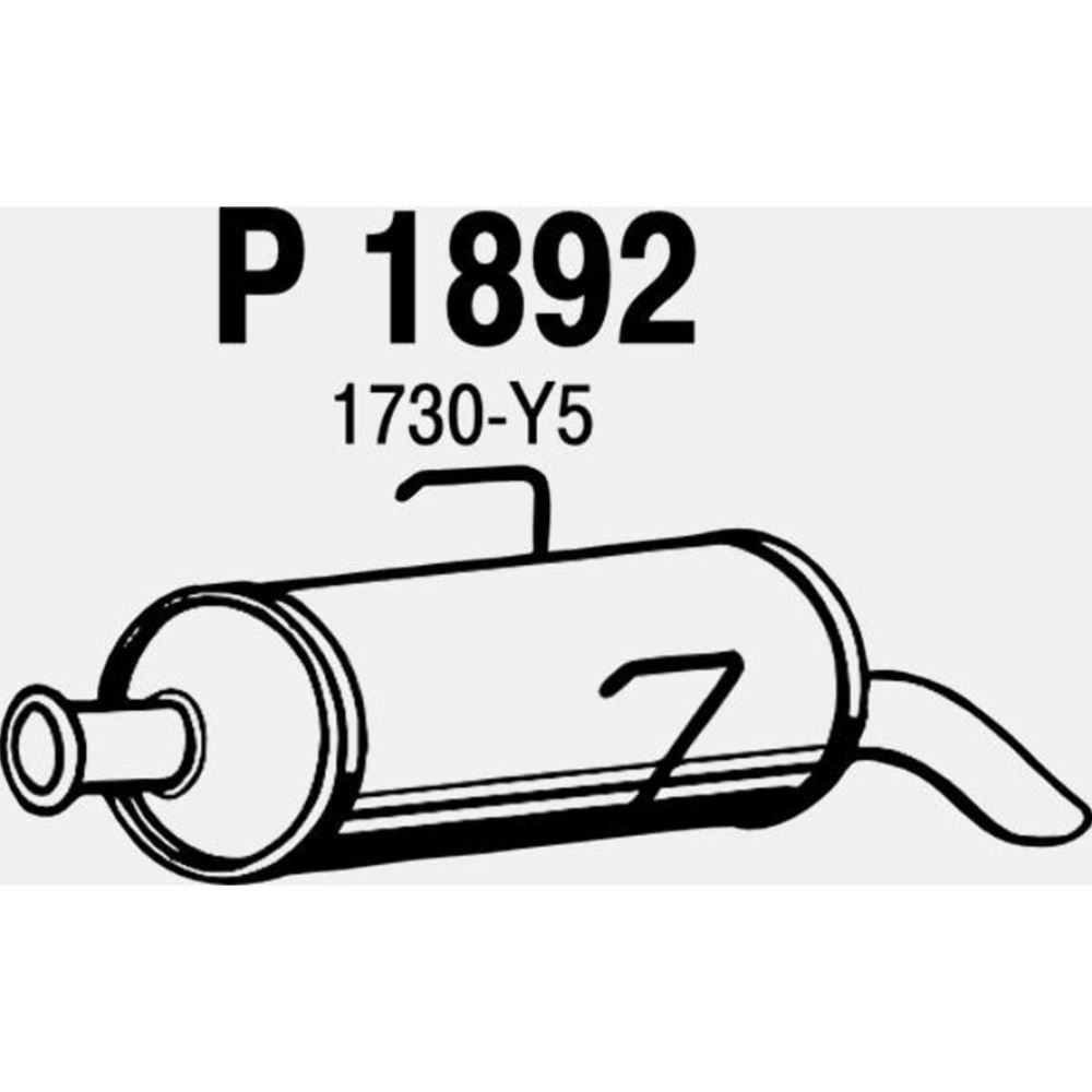 Takaäänenvaimentaja 14-1861