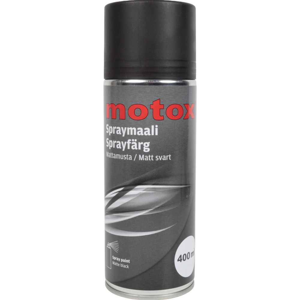 Motox spraymaali mattamusta 400 ml