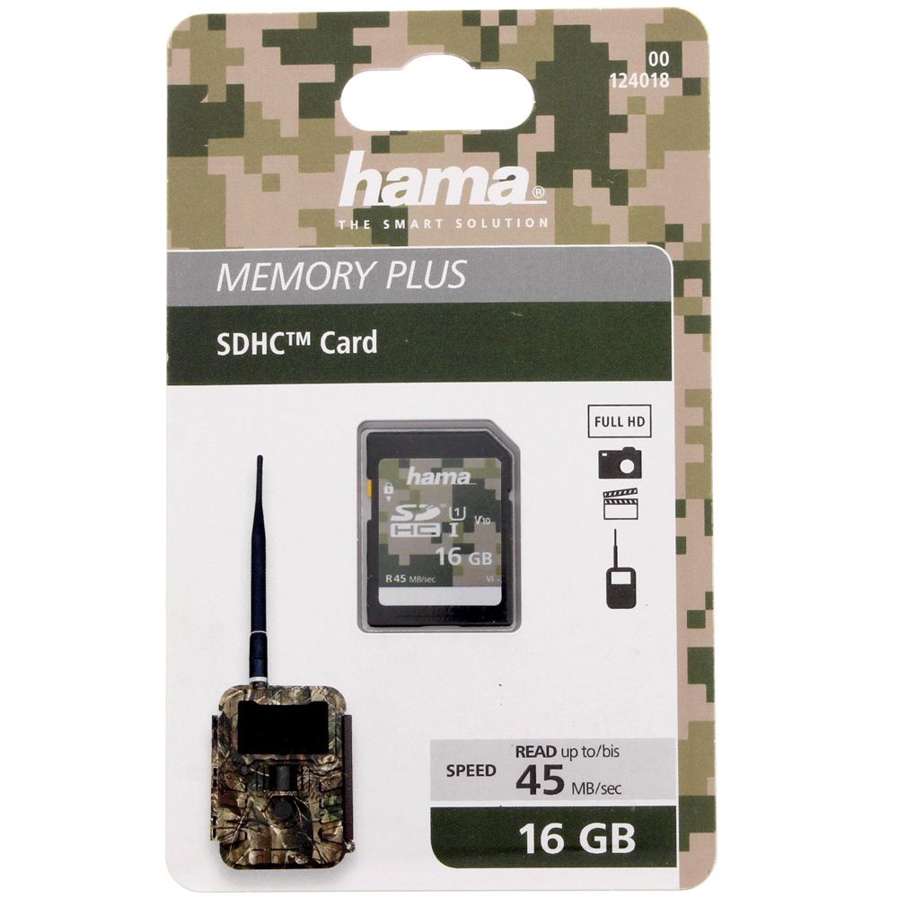 Hama riistakameran SDHC -muistikortti 16 Gb