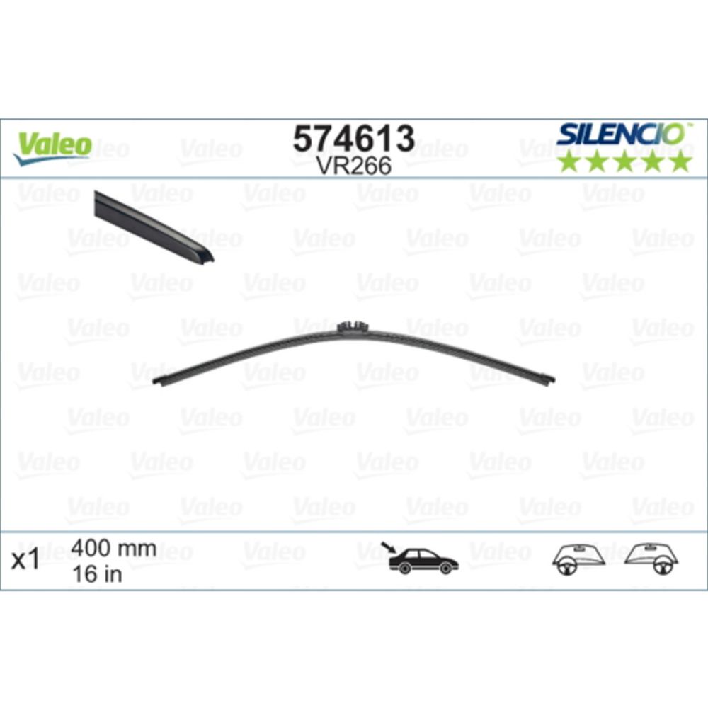 Valeo Silencio VM266/VR266 takapyyhkijänsulka 40 cm