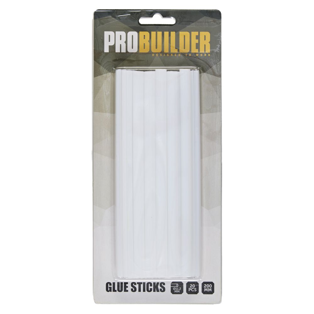 Probuilder kuumaliimapuikko 11,2 x 200 mm 20 kpl
