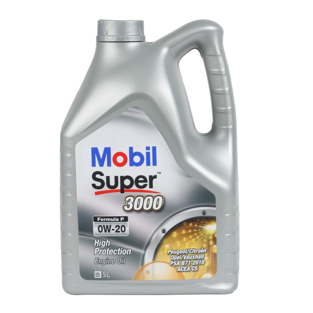 Mobil Super 3000 Formula P 0W-20 5 l moottoriöljy