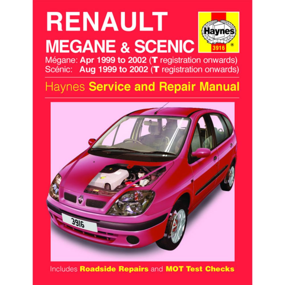 Korjausopas Renault Megane 99-> englanninkielinen