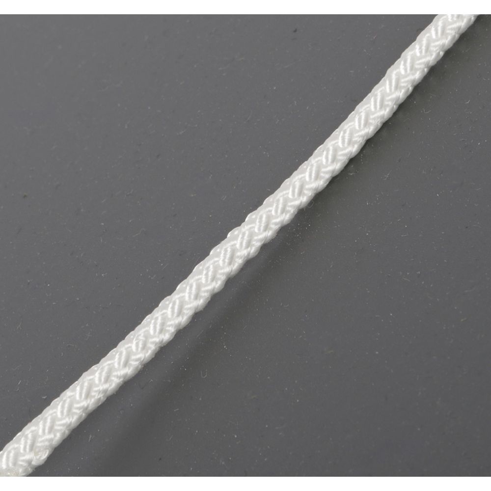 Carlmarks polyesterlina vit 4 mm 10 m