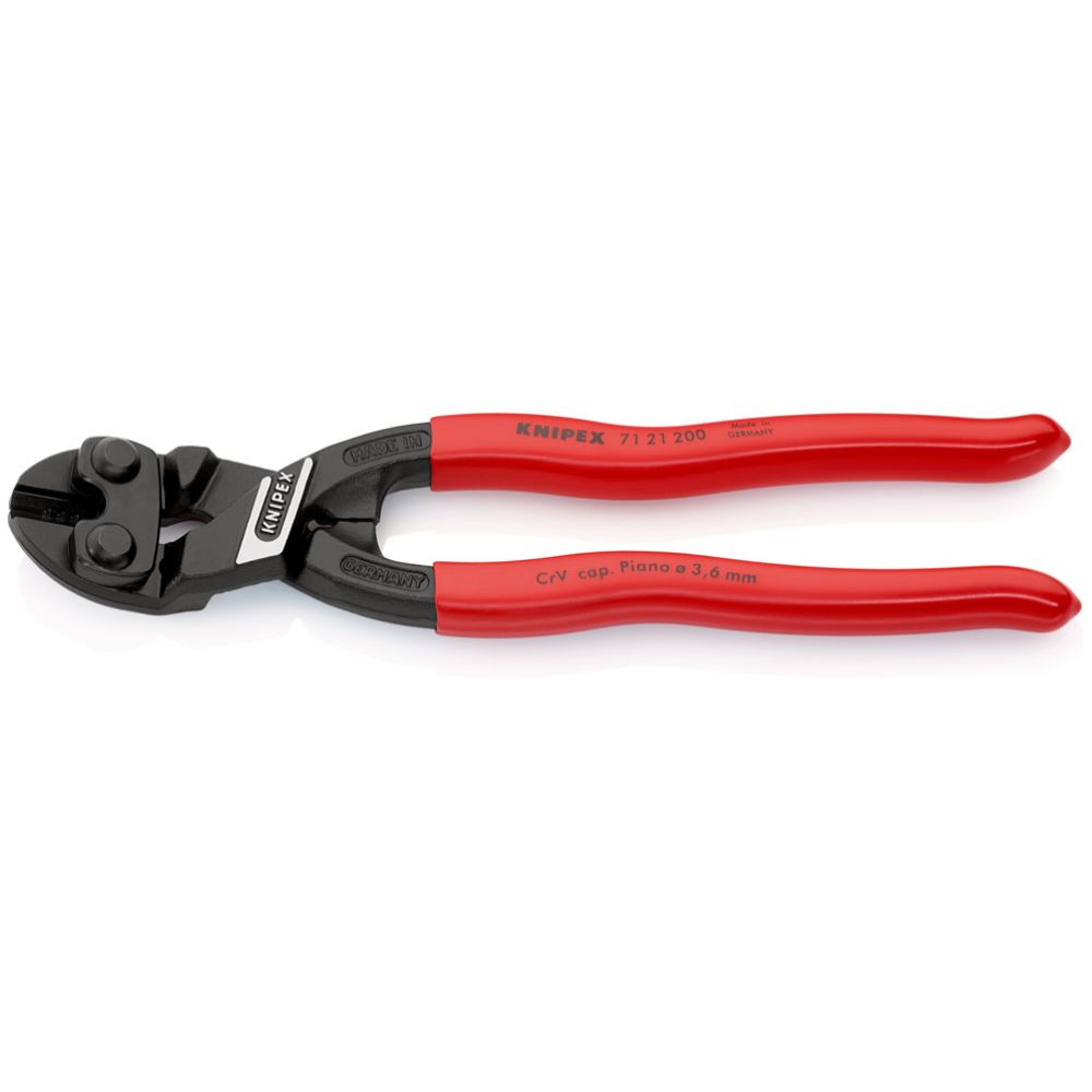 Knipex® 71 21 200 jõulõikur painutatud 200 mm
