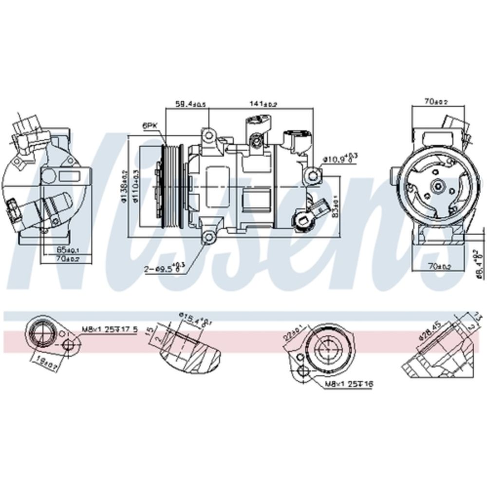 Ilmastointilaitteen kompressori 30-00128
