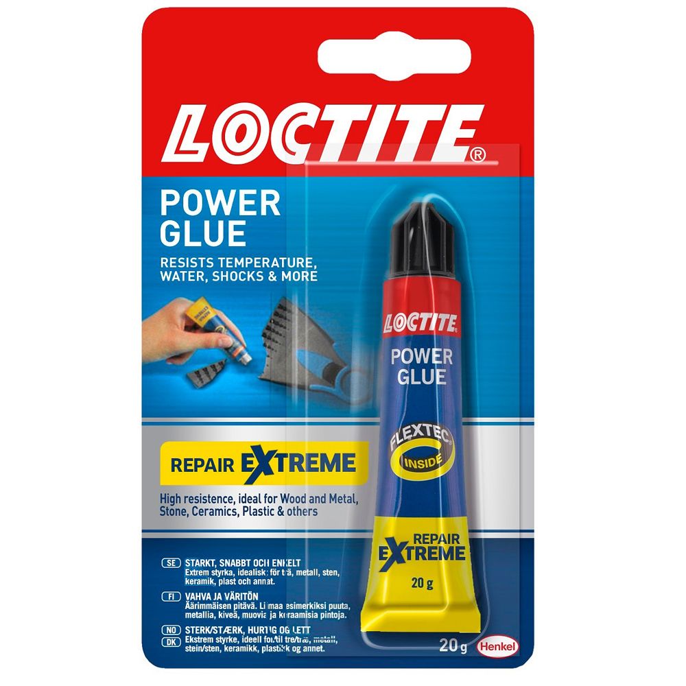 LOCTITE Power Glue Repair Extreme yleisliima 20g