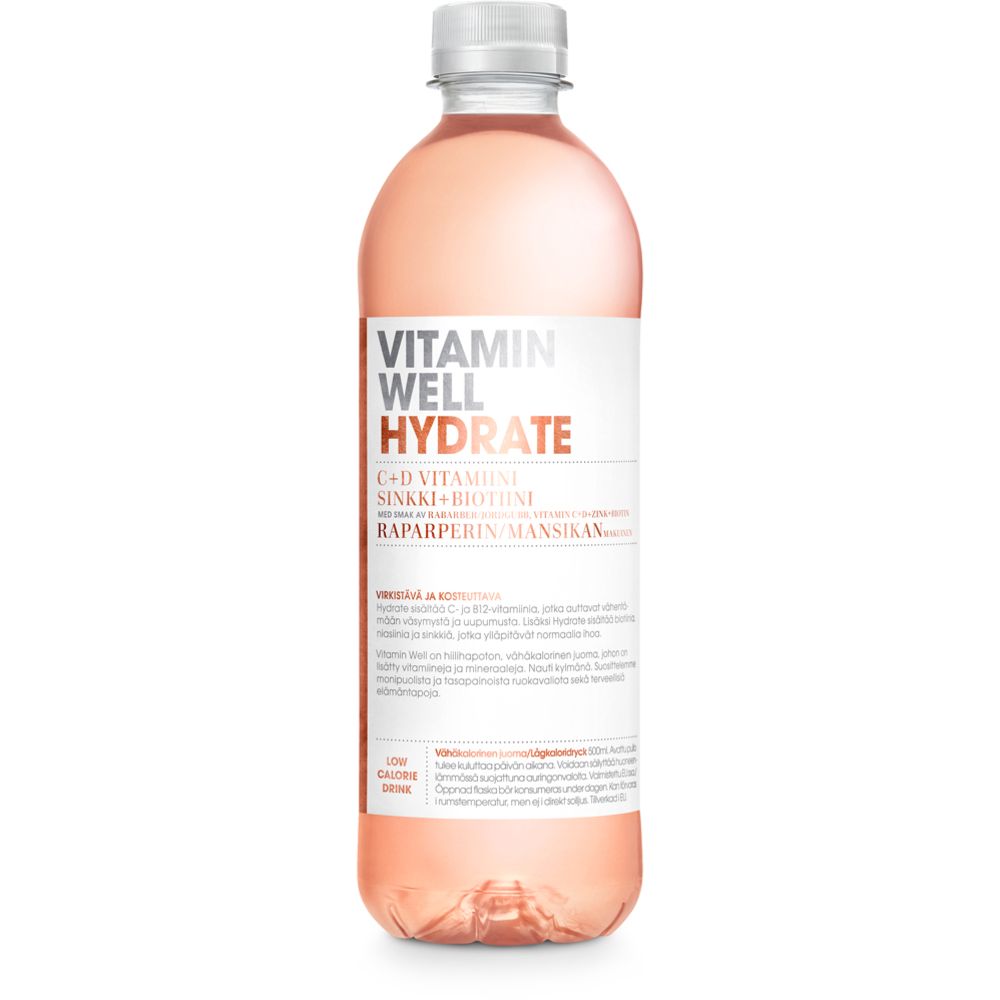 Vitamin Well Hydrate hyvinvointijuoma 500 ml