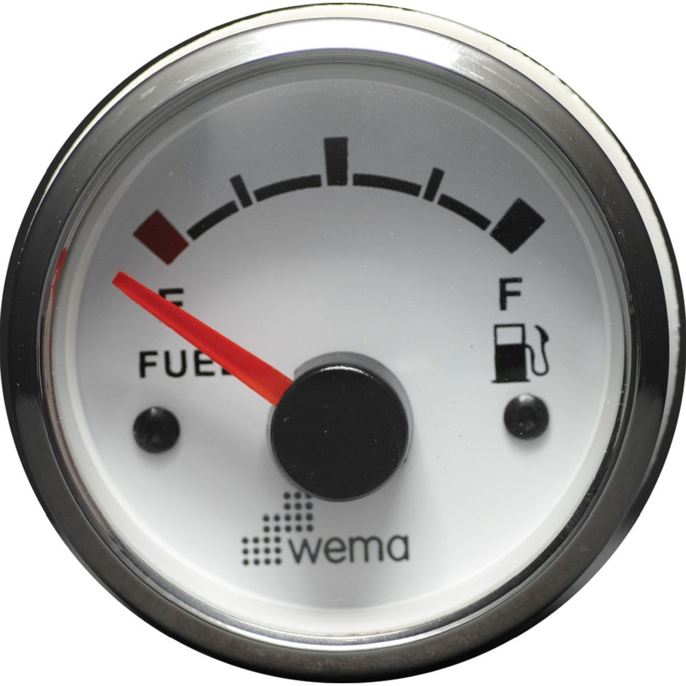 Wema polttoainemittari S3 ja S5 antureille, valkoinen, RST