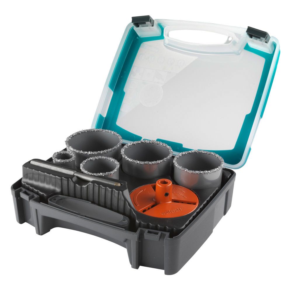 Wolfcraft® Tungsten-diamant hålsågsats 5 delar