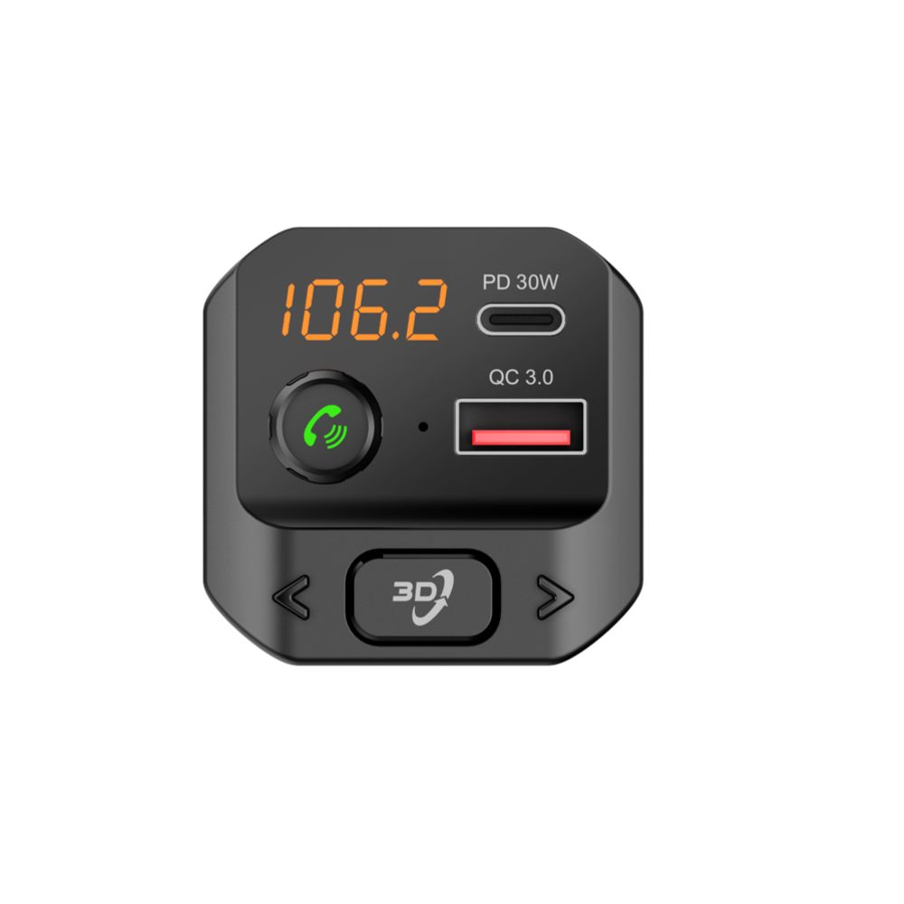 FOUR Mobile 4-FMTBT5 Bluetooth FM-lähetin USB-C PD 30W / USB-A QC 3.0