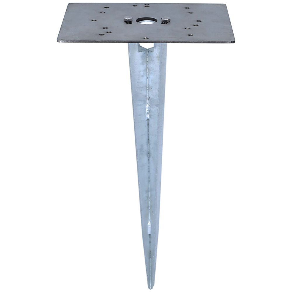 Led Energie markspett 200 x 140 x 405 mm förzinkad stål