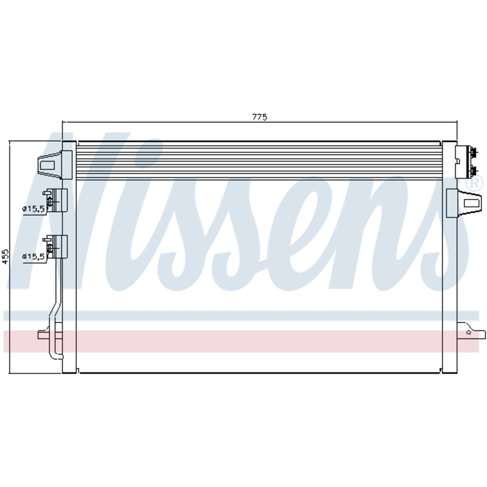 Ilmastointilaitteen lauhdutin 30-00373