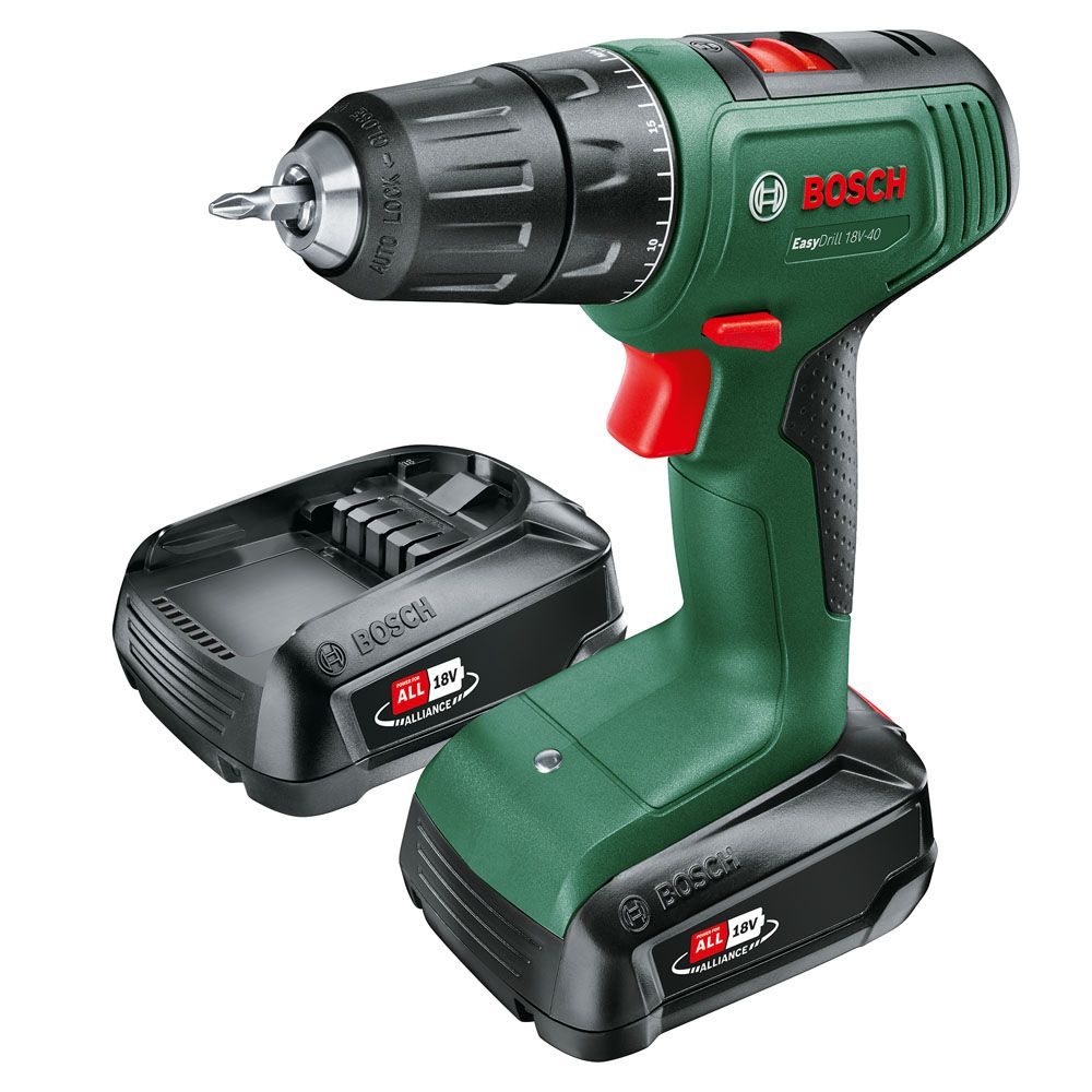 Bosch EasyDrill akkuporakone 2 x 2,0 Ah 18 V
