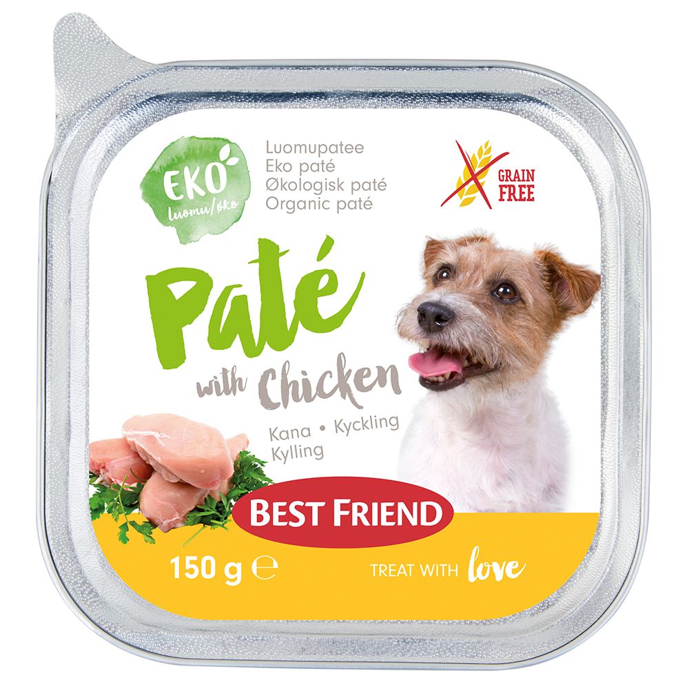 Best Friend luomu kanapatee 150 g koiralle