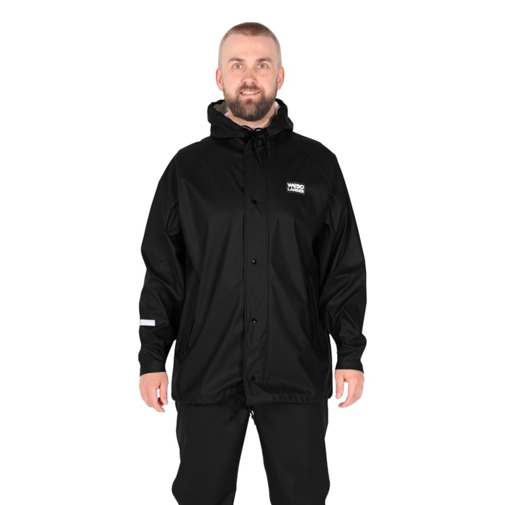 Woodlander Classic sadetakki musta XL