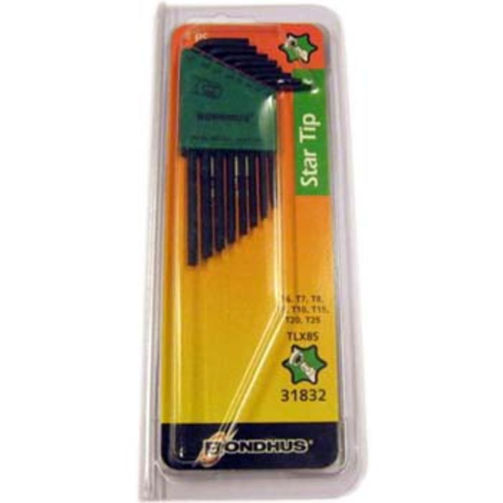 Bondhus TLX8S Torx-võtmete komplekt T6-25