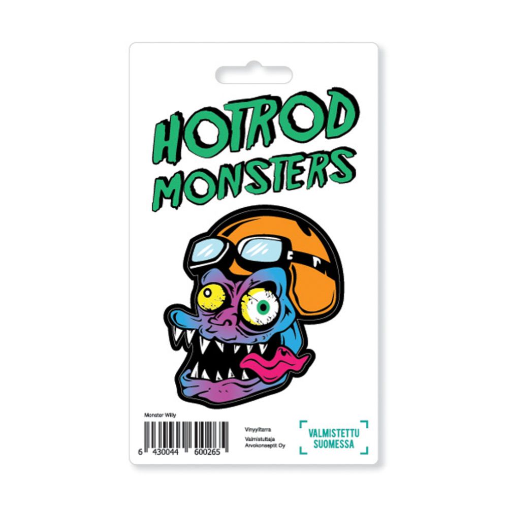 Dekal Hot Rod Monsters Monster Willy