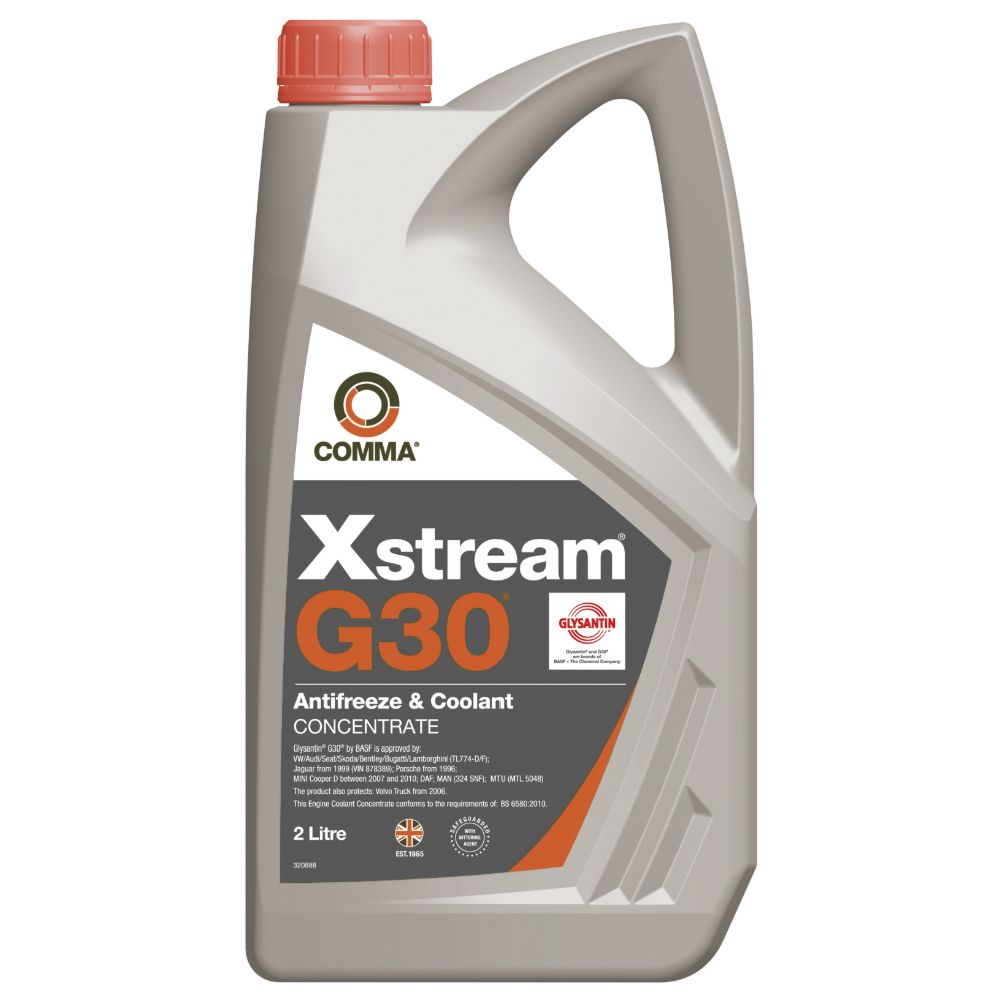 Glysantin "BASF" G30 jahutusvedelik, punakaslilla, 2,0 l
