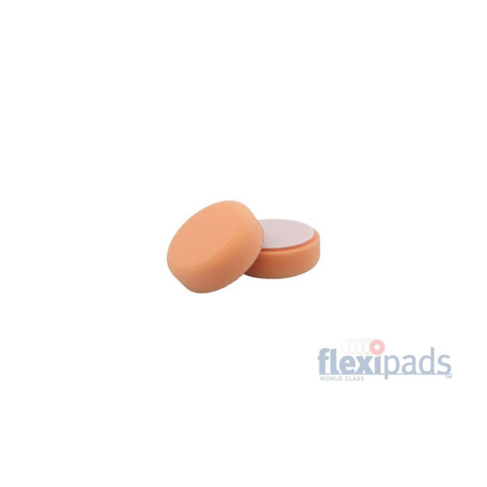 Flexipads mini polersvamp orange hård ø80 x 25 mm