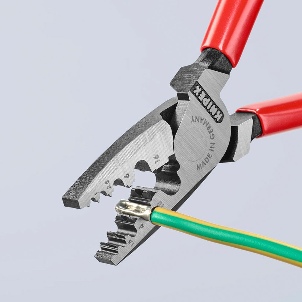 Knipex® 97 71 180 liitinpihdit päätyholkeille 0,25-16 mm²