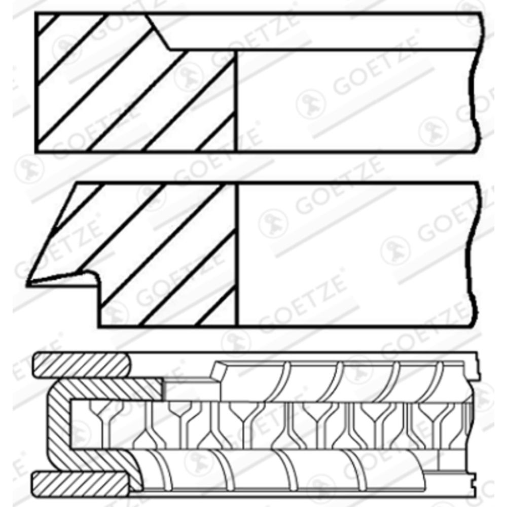 Kolvringsats 25-4120