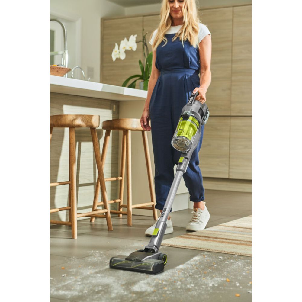 Ryobi ONE+ borstlös skaftdammsugare RSVS18-1X40GL (4,0 Ah)