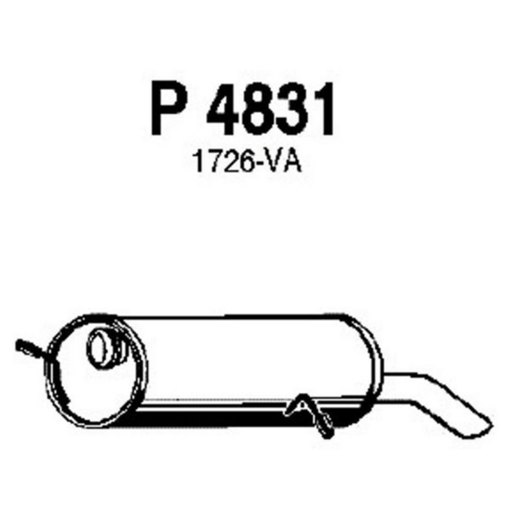 Takaäänenvaimentaja 14-4755