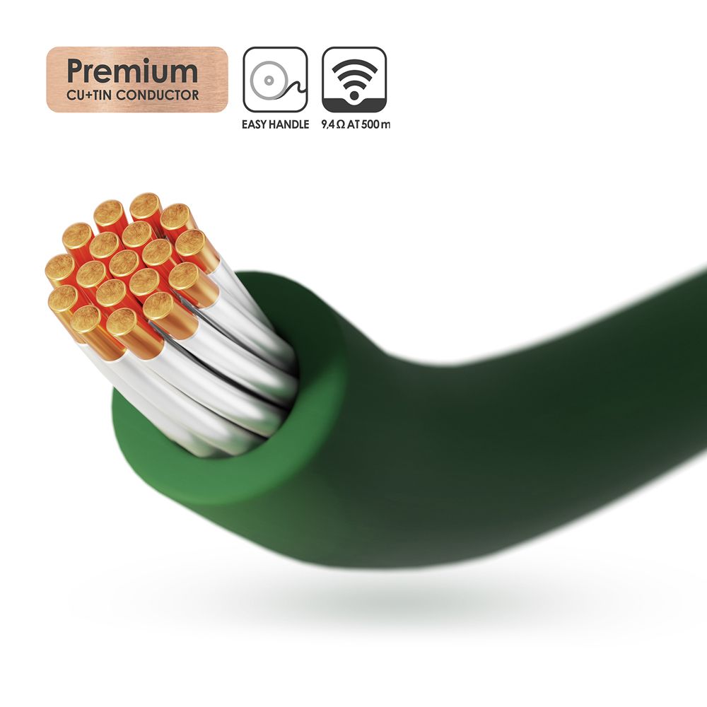 Grimsholm Green Premium begränsningskabel för robotgräsklippare 2,45 mm x 1000 m