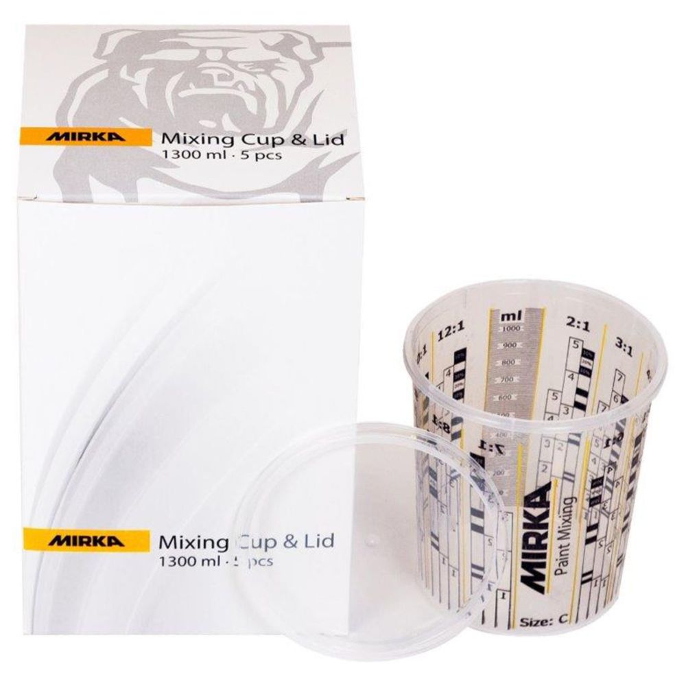 Mirka segamisnõu 1300 ml + kaas 5 tk