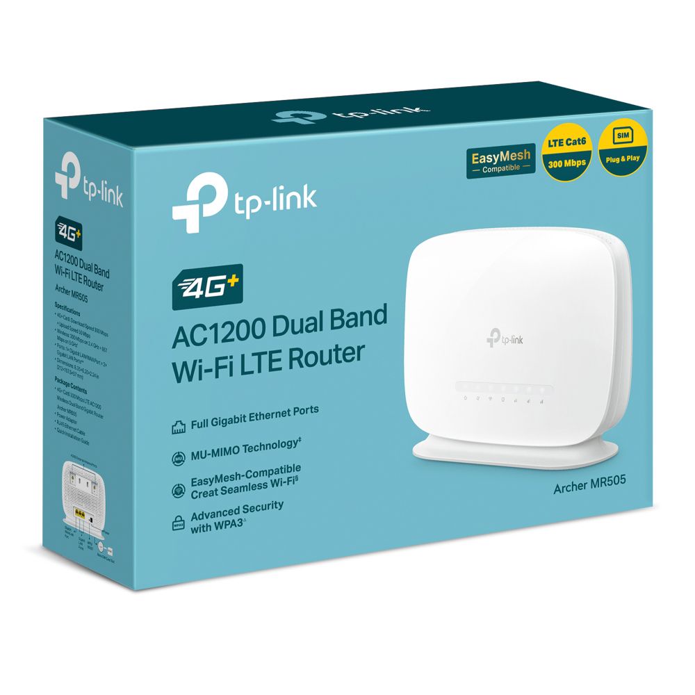 TP-LINK Archer MR505 Cat6 4G+ router