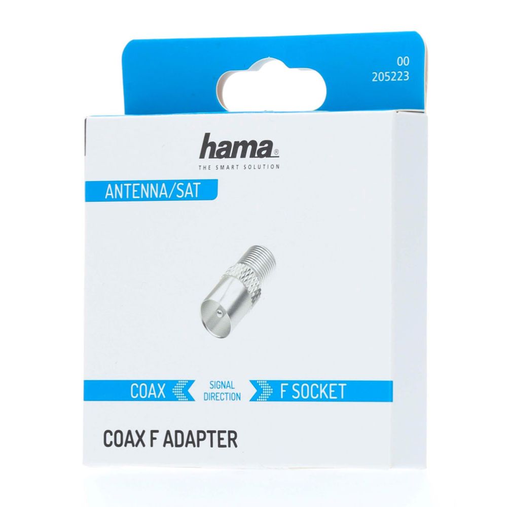 Hama Antenniliitin, Coax uros - F-liitin naaras