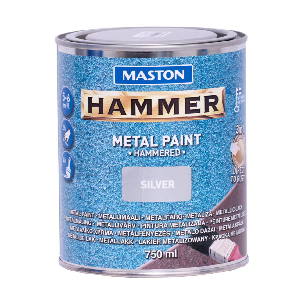 Hammer Metallimaali Vasaralakka hopea 750 ml