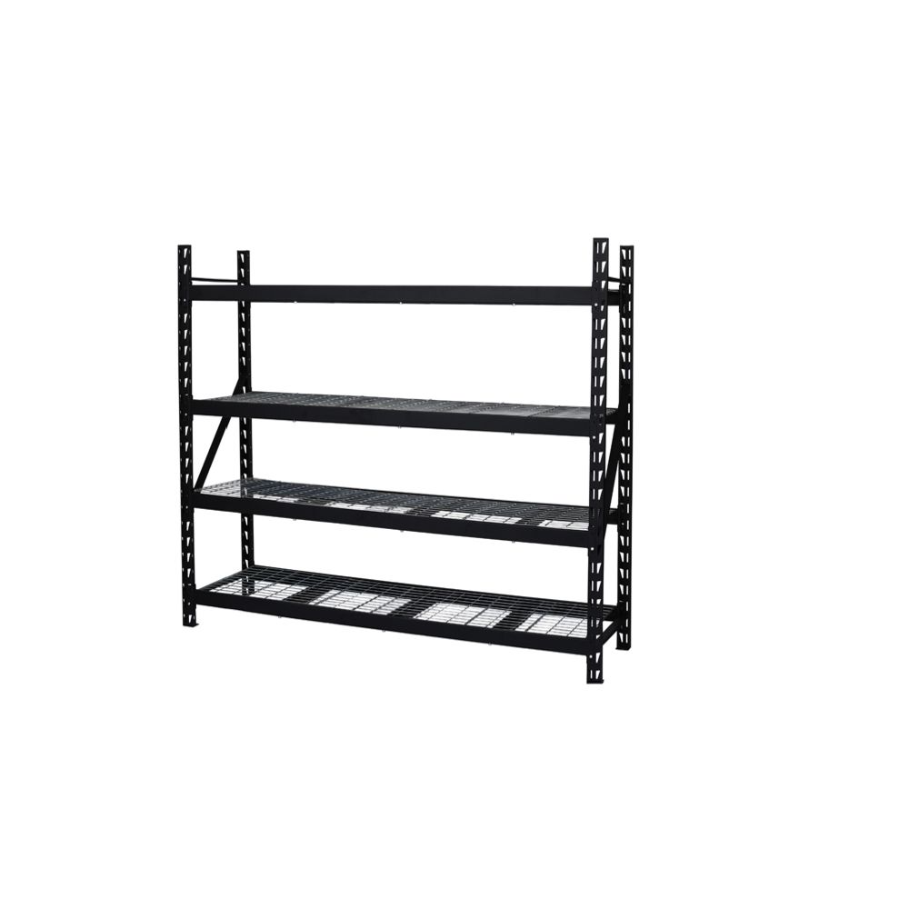 MTX lagerhylla 196 x 183 x 61 cm 4 x 800 kg mörkgrå