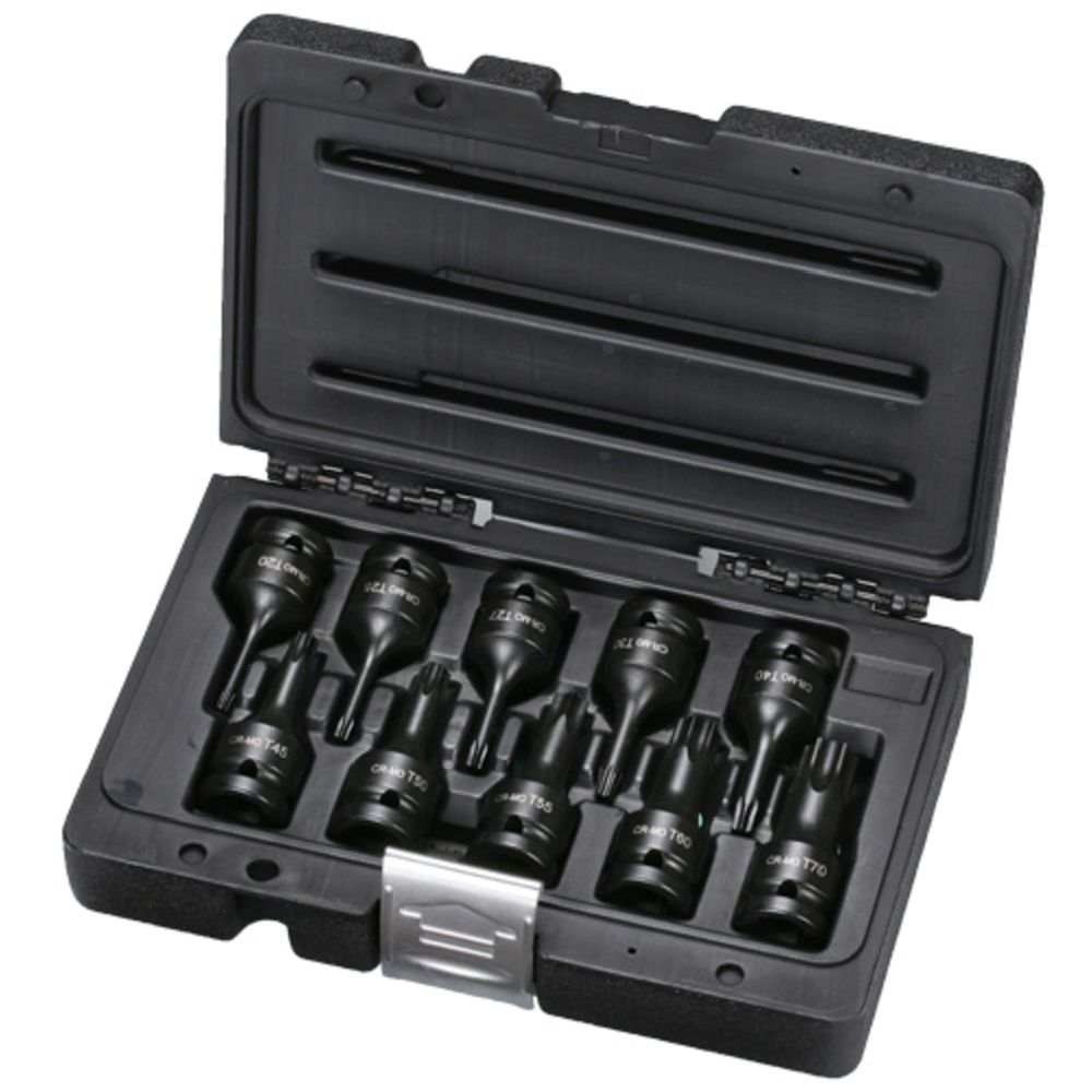 MTX Tools torx-krafthylssats 1/2" 10 delar