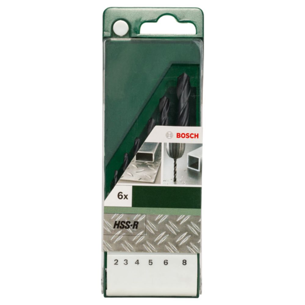 Bosch HSS R metallipuuride komplekt 2-8 mm 6 osa