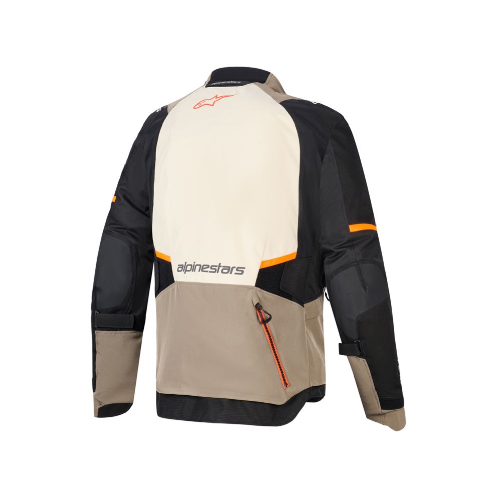 Alpinestars Andes V4 Drystar MC-jacka brun/svart