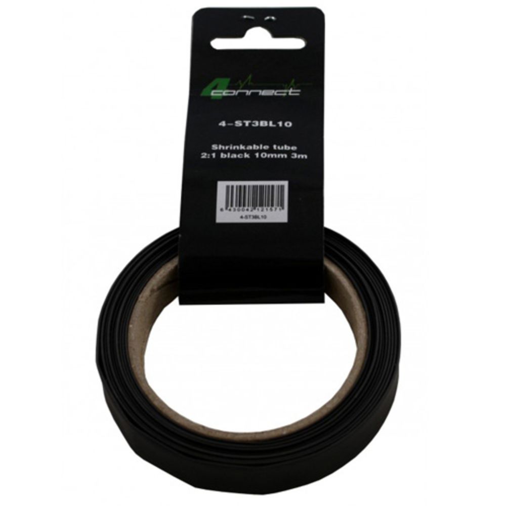 FOUR Connect Kutistesukka, 2:1 musta 10mm 3m