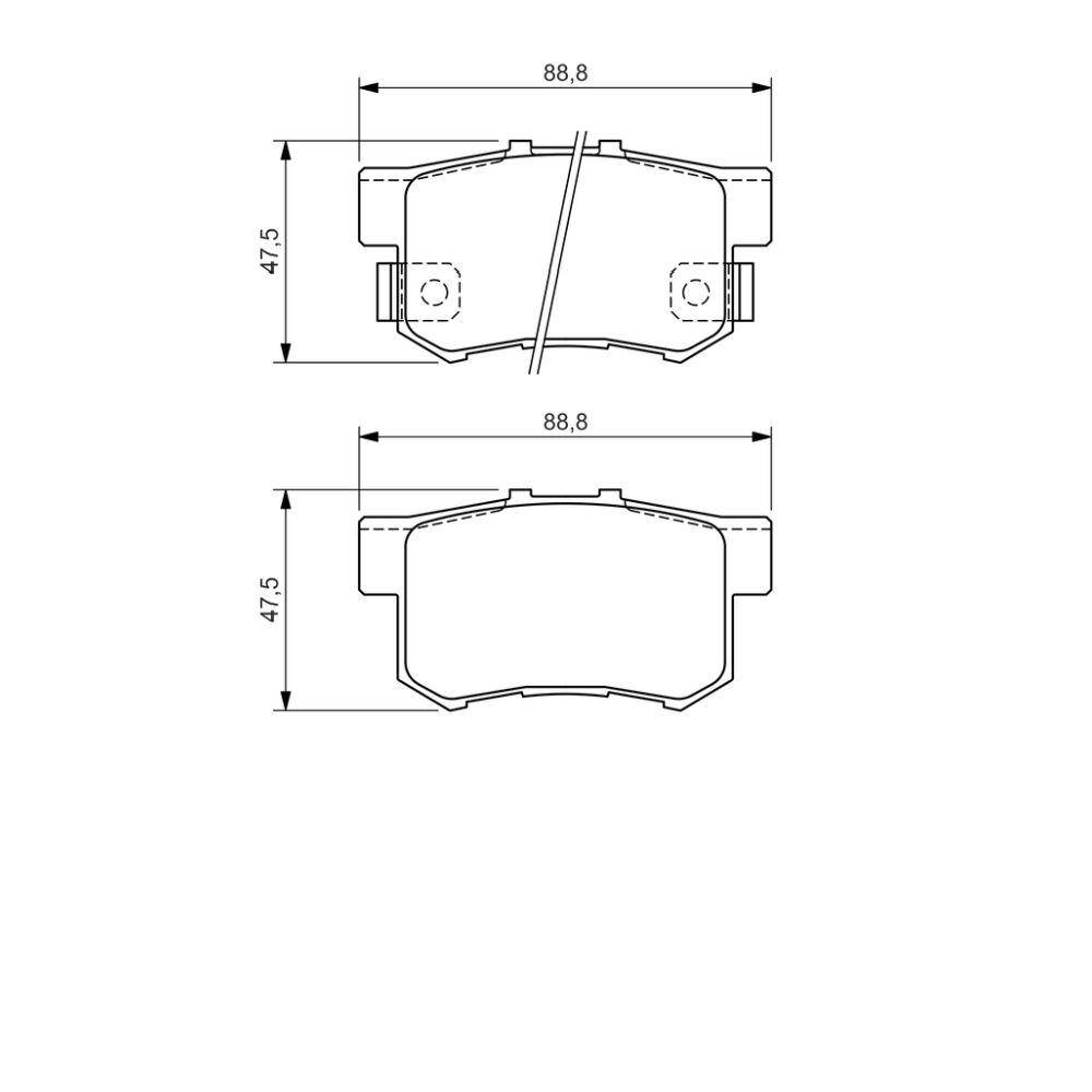 Piduriklotside komplekt 97-22567