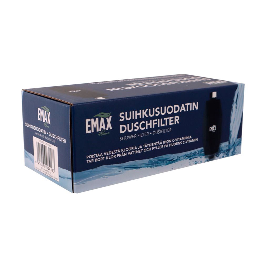 Emax Home Diamond suihkusuodatin musta