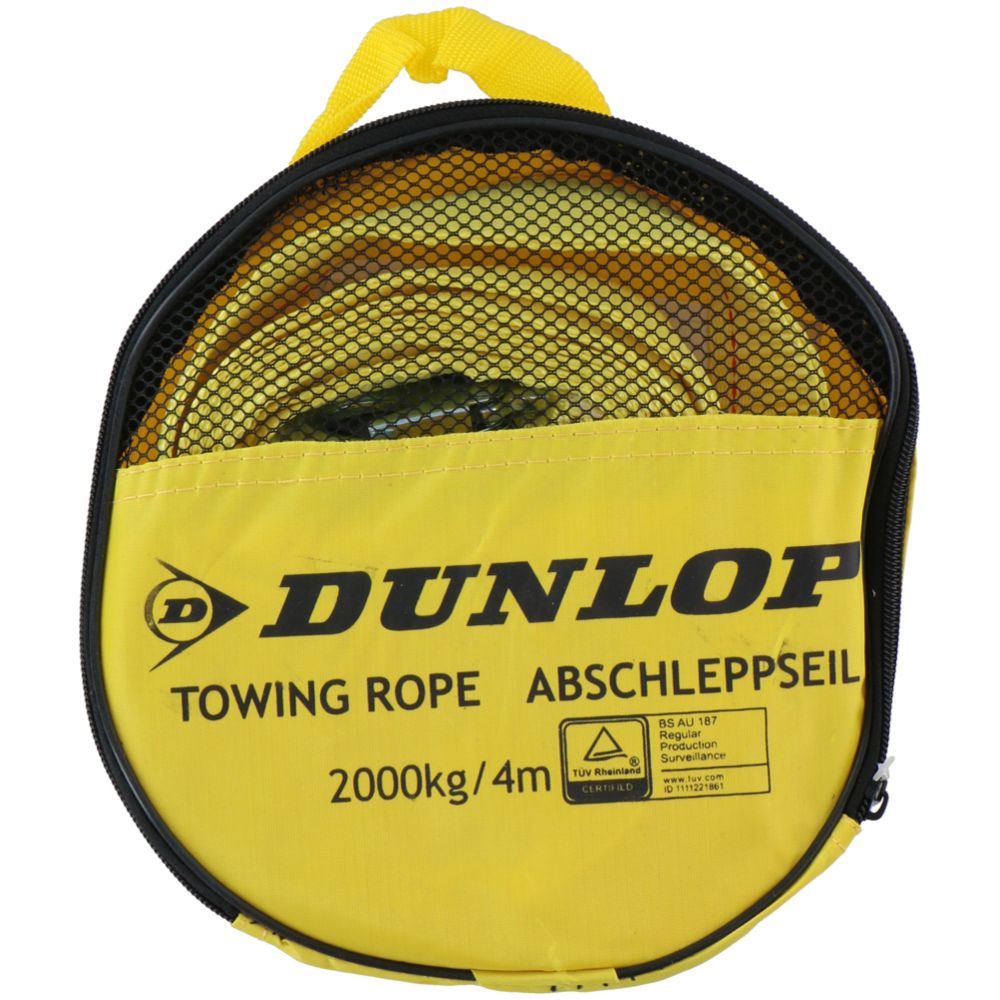 Dunlop puksiirköis konksudega 2000 kg 50 mm x 4 m