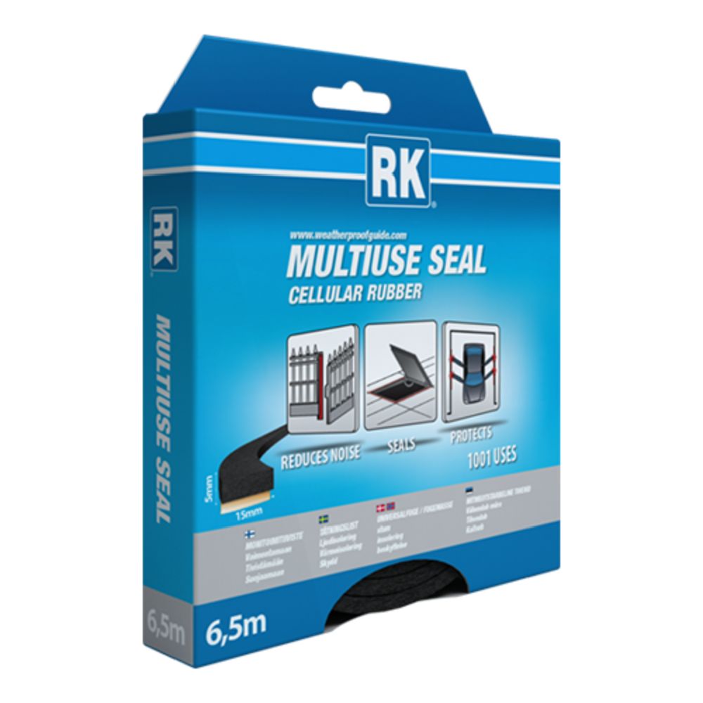 RK Monitoimitiiviste 5x15mm 6,5m musta