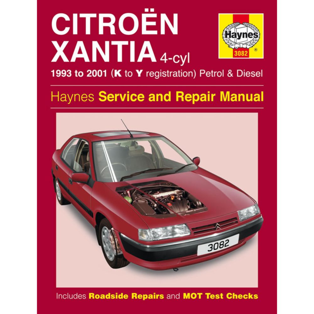 Korjausopas Citroen Xantia 93->98 englanninkielinen