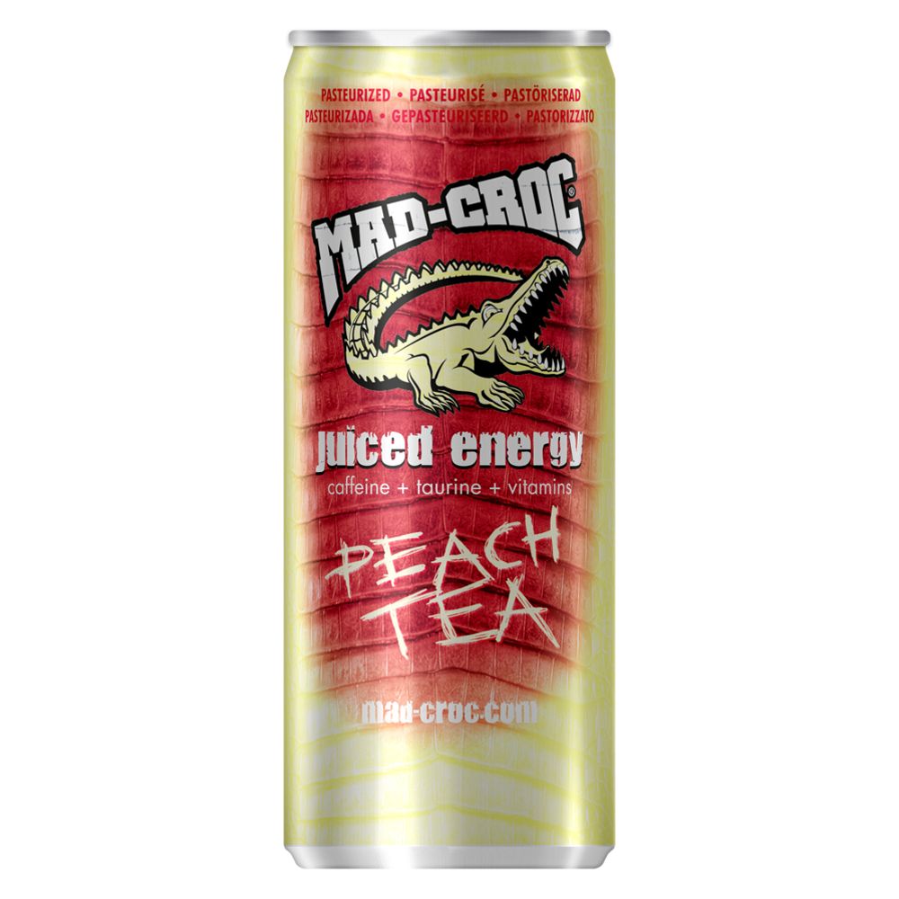 Mad-Croc juiced peach tea energiajuoma 0,25l