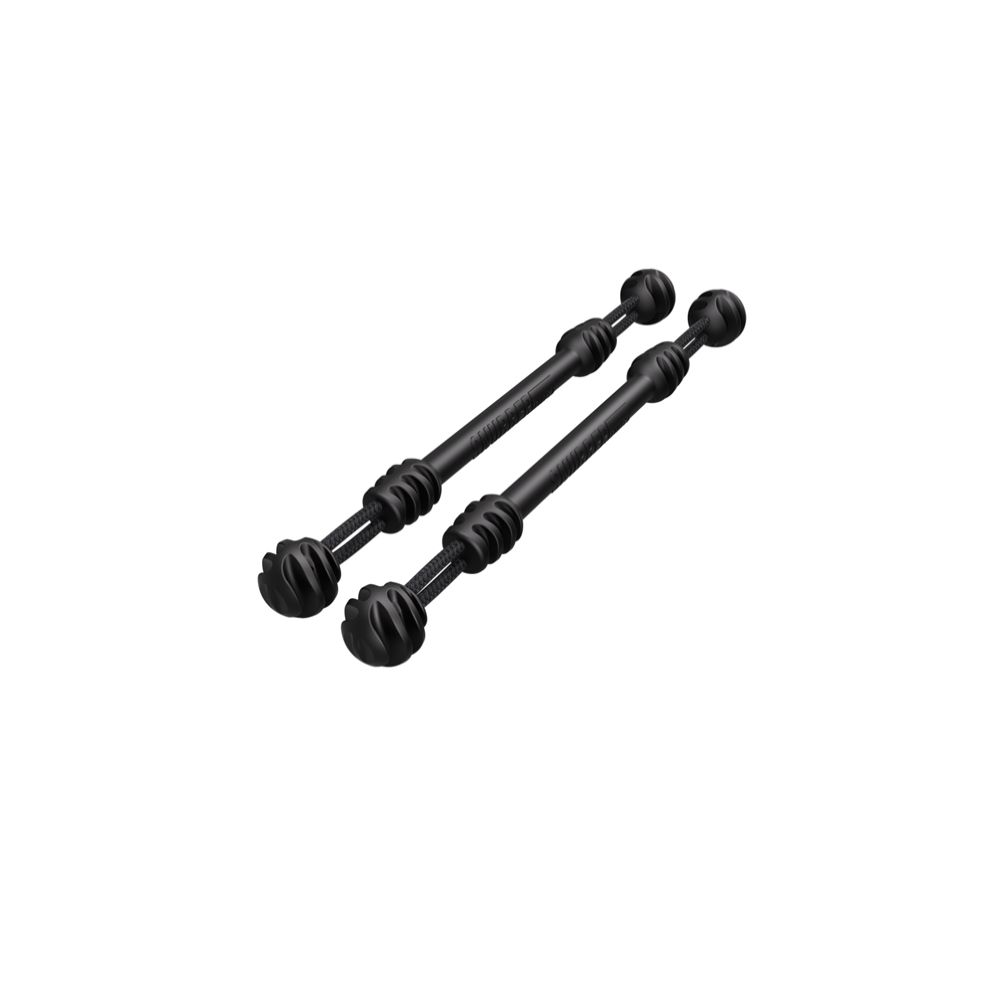 Snubber Twist kiinnitysjoustin musta 2 kpl