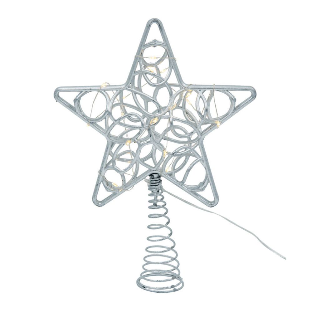 Airam Lucia LED-jõulutäht, hõbedane, 20 cm